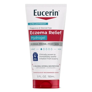 Eucerin Eczema Relief Hydrogel Ultra Lightweight Moisturizer Colloidal Oatmeal 5Oz (150ml)