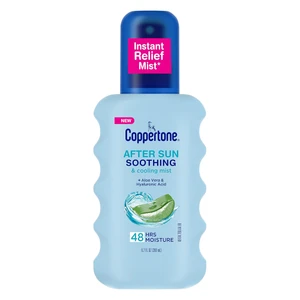 Coppertone After Sun Skin Care Soothing Cooling Mist Aloe Vera Hyaluronic Acid 6.7Oz (200ml)