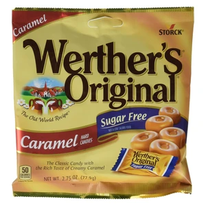 Werthers Original Sugar Free Caramel Hard Candies Creamy Caramel Flavor 2.75Oz (77.9g)