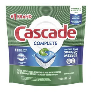 Cascade Complete ActionPacs Fresh Scent for Dishwashing 0.52Oz (14.8g) 13Ea
