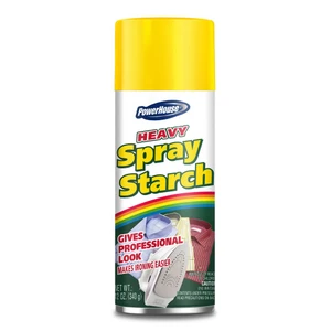 PowerHouse Spray Starch for Crisp Finishes and Easier Ironing 12Oz (340g)