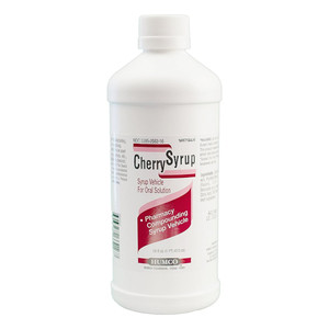 Humco Compounding Cherry Syrup Vehicle for Medication Preparation 16Oz (473ml)