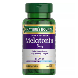 Natures Bounty Dual Spectrum Melatonin 5Mg Bi-Layer Tablets - 60 Ea Natures Bounty Dual Spectrum Melatonin 5Mg Bi-Layer Tablets - 60 Ea