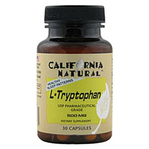 California Natural L-Tryptophan 500 Mg Capsules - 30 Ea