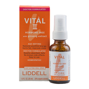 Liddell Laboratories Vital II Hormone Free Age Defying, Homeopathic Oral Spray, 1 oz Liddell Laboratories Vital II Hormone Free Age Defying, Homeopathic Oral Spray, 1 oz