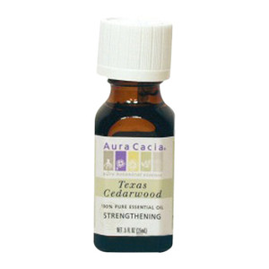 Aura Cacia 100% Pure Essential Oil Cedarwood (Juniperus Mexicana Scheide) - 0.50 Oz