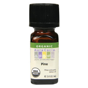 Aura Cacia Pine Essential Oil Organic Refreshing and Purifying Aromatherapy Formula 0.25Oz (7.4ml)