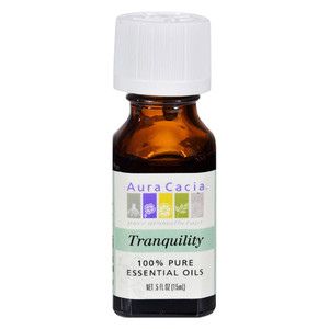 Aura Cacia Tranquility Essential Oil Blend Aromatherapy Relaxation and Calming Formula 0.5Oz (15ml)