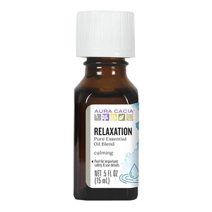 Aura Cacia Relaxing Citrus Essential Oil Blend Aromatherapy Uplifting and Refreshing Formula 0.5Oz (15ml)