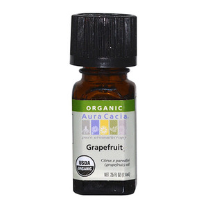 Aura Cacia Aromatherapy Grapefruit Oil, 0.25 Oz