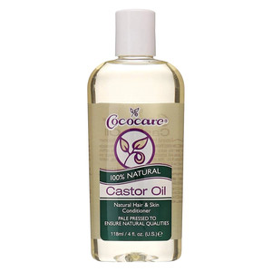 Cococare 100 Percent Natural Castor Oil Hair and Skin Conditioning Formula 4Oz (118ml)