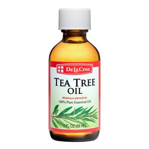 De La Cruz 100 Percent Pure Australian Tea Tree Essential Oil Gluten Free 2Oz (59ml)