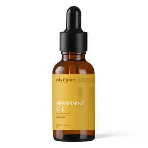 Olympian Labs Pure Essential Oil Peppermint Help Clear Nasal Passages and Comfortable Breathing 2Oz