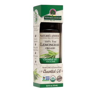 Natures Answer Lemongrass 100% Pure Essential Oil, 0.5 Oz