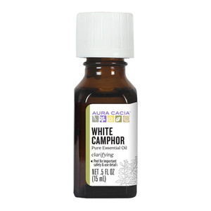 Aura Cacia 100% Pure Essential Clarifying Oil, White Camphor, 0.5 Oz