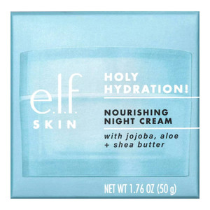 e.l.f Cosmetics Nourishing Night Cream for Eyes Lips and Face 1.76Oz (50g)