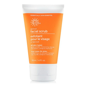 Earth Science Apricot Gentle Facial Scrub for Daily Exfoliation and Cleansing 4Oz (118ml)