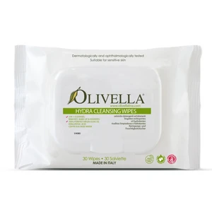 Olivella Hydra Cleansing Wipes Hydrating the Skin Helps Remove Makeup and Impurities 30Ea