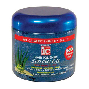 Fantasia Hair Polisher Styling Gel for Hold and Color Protection 16Oz (454g)
