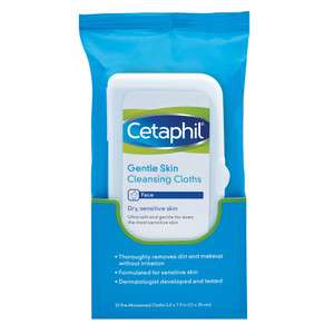Cetaphil Gentle Skin Cleansing Cloths, 25 Ea Cetaphil Gentle Skin Cleansing Cloths, 25 Ea