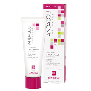 Andalou Naturals 1000 Roses Daily Shade Facial Lotion SPF 18, 2.7 Oz Andalou Naturals 1000 Roses Daily Shade Facial Lotion SPF 18, 2.7 Oz