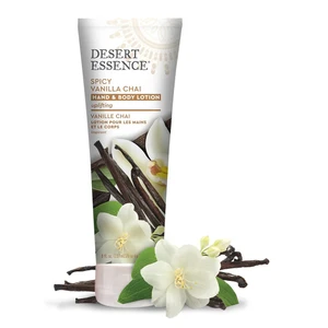 Desert Essence Organics Hand and Body Lotion Vanilla Chai Nourishing Moisturizing Formula 8Oz (237ml)