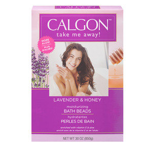 Calgon Lavender and Honey Moisturizing Bath Beads for Relaxing and Soft Skin 30Oz (850g)