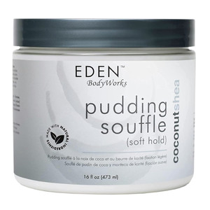 Eden BodyWorks Coconut Shea Pudding Souffl?? for Moisturizing Curl Definition and Frizz Control 16Oz (473ml)