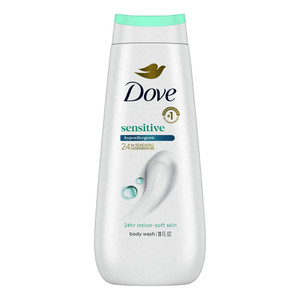Dove Sensitive Skin Hypoallergenic Body Wash Lotion that Gently Cleanses to give Beautifully Soft Skin After Every Wash 11Oz