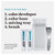 Just For Men Brush In Color Gel for Mustache and Beard with Keratin Darkest Brown Color Kit 1Ea