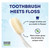 Mouth Watchers Soft Flossing Manual Toothbrush for Adults Red 1Ea