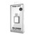 Chargeworx 2.4Amp Dual USB Wall Charger Silver Color for use with Smartphones Tablets and Game Consoles 1Ea