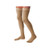 Jobst Relief Thigh High With Silicone Dot Band 20-30 Closed Toe, Beige, Medium - 1 Ea