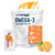 Coromega Omega 3 Orange Flavor Squeeze Packets 0.08Oz (2.5g) 120Ea