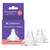 Lansinoh NaturalWave Fast Flow Nipples for Reducing Nipple Confusion and Supporting Natural Feeding 2Ea