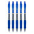 Pilot G2 Premium Gel Roller Pens Fine Point 0.7 mm Blue Ink 5Ea