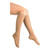 Loving Comfort Sheer Knee High Stockings 8 to 15Mmhg Beige, Medium, 1 Pair