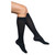 Loving Comfort Support Knee Socks High Stockings 8 to 15Mmhg Closed Toe Women Black, Large, 1 Pair