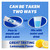 BC Max Strength Fast Pain Relief Aspirin and Acetaminophen Dissolve Packs Powder Stick Lemonade Flavor 16Ea