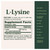 Natures Bounty L Lysine 1000mg Tablets Supports Immune Health 60Ea