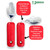 Essential Medical Everyday Essentials Supply Power of Red Utensil Set, 1 Ea
