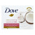 Dove  Beauty Bar Soap Coconut Milk Bath Bars Moisturizing Cleansing and Nourishing Skin 3.17Oz (90g) 3Ea