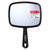 Kiss Red Lightweight Handheld Mirror 7.5 Inch x 6 Inch for Everyday Grooming Makeup and Styling 1Ea