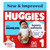 Huggies Little Snugglers Diapers Size 1 Gentle Protection for Newborn Skin 96Ea