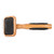 Bass Brushes De matting Small Slicker Style Alloy Soft Pin Bamboo Handle Brush for Pet 1Ea