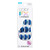Kiss Impress Color FX Short Oval Press on Fake Nails Blue 30Ea