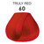Adore 60 Truly Red Shining Semi Permanent Hair Color 4Oz (118ml)