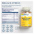 Solaray Mega Vitamin B Stress Timed Release VegCapsules for Energy and Nervous System Support 120Ea