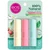EOS Natural and Organic Lip Balm Vanilla Bean Strawberyy Sorbet Sweet Mint Trio Variety Set for Sensitive Skin 3Ea