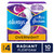 Always Radiant Flexfoam Pads with Wings Size 4 Overnight Absorbency 10Ea